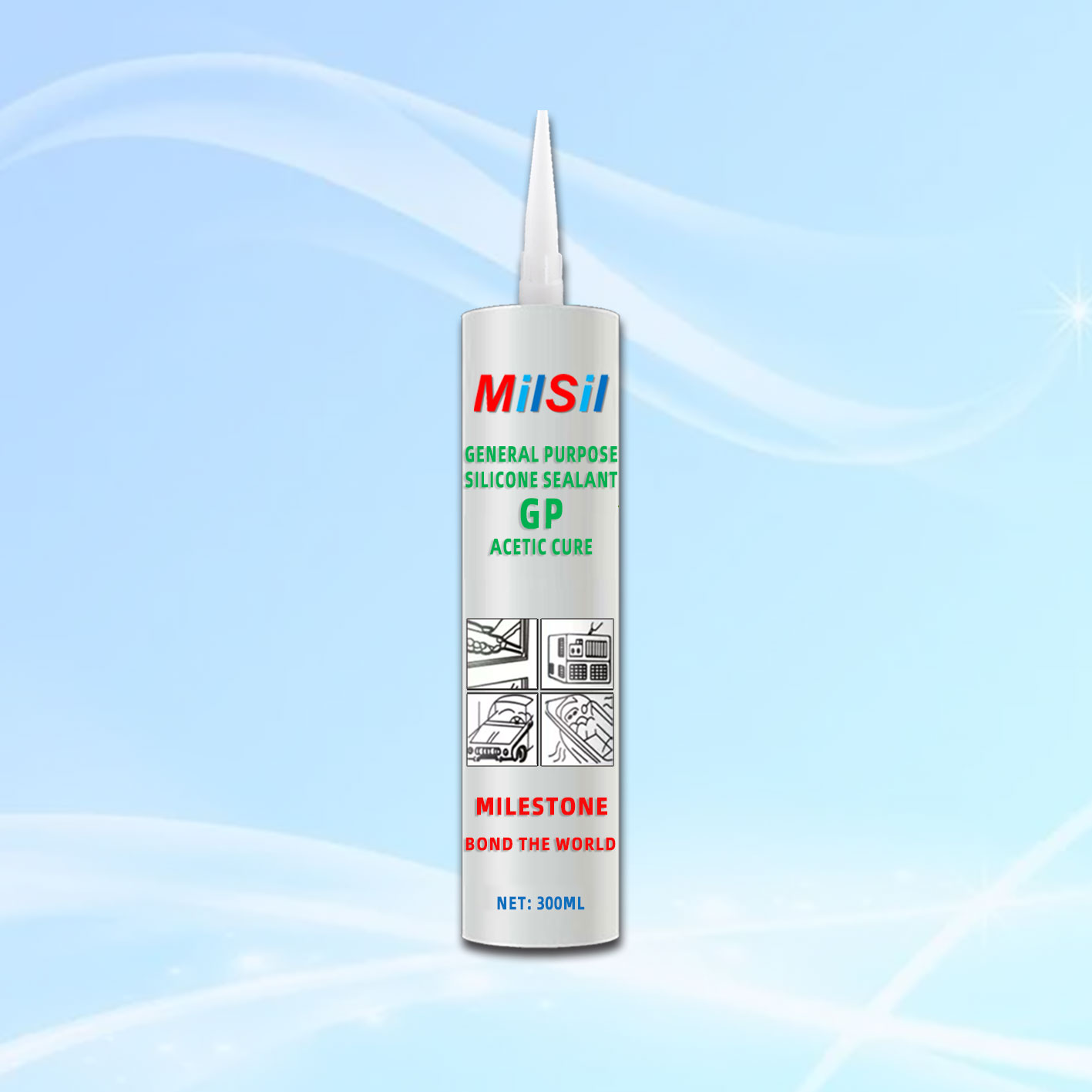 GP Acetic Silicone Sealant