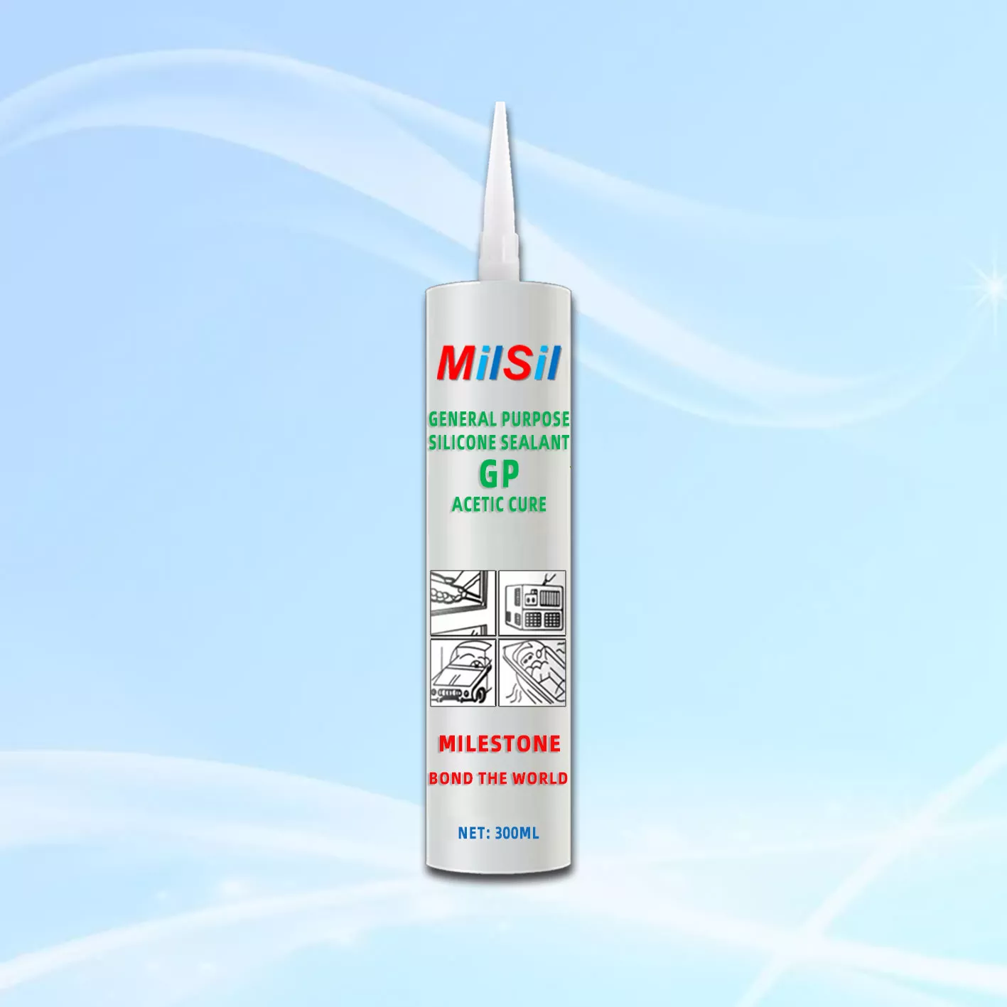 GP Acetic Silicone Sealant