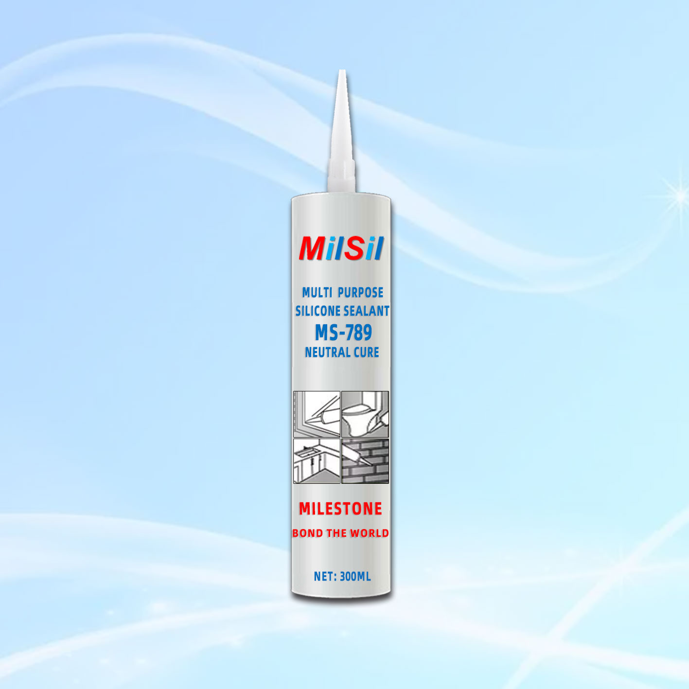 MS-789 Multi Purpose Neutral Silicone Sealant